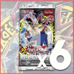 YuGiOh INVASION OF CHAOS 6 PACKS BUNDLE IOC?? - Image 1