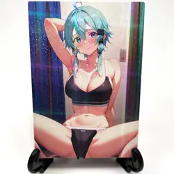 Sword Art Online Sinon Sexy Anime Waifu Girl Lewd Doujin Goddess Story Art Card - Image 2