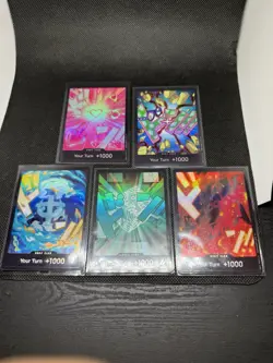 DON Card Marco Foil PRB-02 THE BEST vol.2 One Piece LOT OF (5) All Foils - Image 1