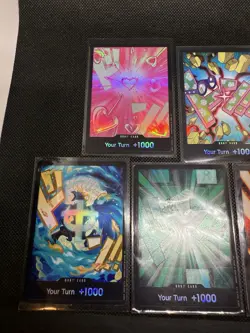 DON Card Marco Foil PRB-02 THE BEST vol.2 One Piece LOT OF (5) All Foils - Image 3