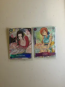 O-Nami & Boa Hancock One Piece TCG Illustration Box Volume 1 Promo Cards SEALED - Image 1