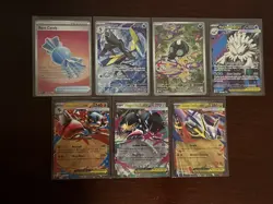 Pokemon Mega Evolution Card Lot - 7 Cards - Full Arts, Illustration Rares & ex - Image 1