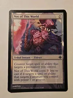Not of This World - Rise of the Eldrazi Magic The Gathering MTG Card Regular - Image 1