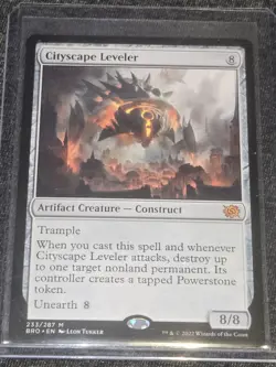 MTG Magic the Gathering Cityscape Leveler Card the Brothers' War NM - Image 1
