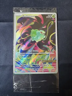 Pokemon TCG Mega Evolutions Stamped Promo Card - Bulbasaur 133/132 - NM - SEALED - Image 3