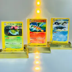 Charizard 071/128 Blastoise 076/128 Venusaur 065/128 Pokemon e-Series 3set Japan - Image 1