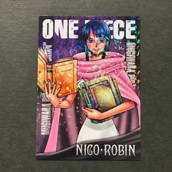 M637 Very Rare Nico Robin Holo Japanese One Piece x Ensky Collection Card - Image 1