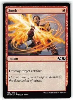 Smelt *FOIL Common* Magic MtG x1 Core 2019 M19 - Image 1
