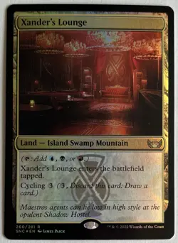 Xander's Lounge Streets of New Capenna N/M #260 FOIL - Image 1
