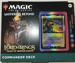 Magic the Gathering Lord of the Rings The Hosts of Mordor Commander Deck NEW MTG 195166205052 - Image 1