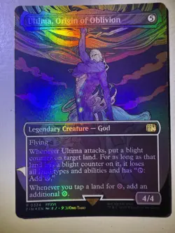 Ultima, Origin of Oblivion (Borderless) (Foil) Magic MTG Final Fantasy 0324 - Image 1