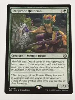 MTG Commander: The Lost Caverns of Ixalan Deeproot Historian 0091 NM Rare - Image 1