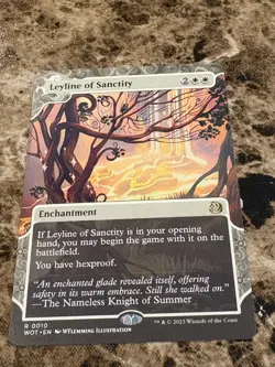 LEYLINE OF SANCTITY Magic the Gathering MTG Wilds of Eldraine Showcase - Image 1