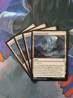 Demolition Field x 4 | Foundations | NM | MTG - Image 1