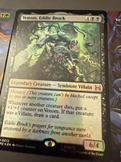 MTG x Marvel’s Spider-Man Venom lot. Venom king in black, Venom Eddie Brock - Image 3