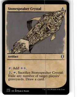 Stonespeaker Crystal SHOWCASE - NM Battle for Balder's Gate MTG - Image 1