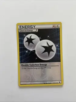 Double Colorless Energy Rev Holo XY Phantom Forces Pokemon NM Reverse 111/119 - Image 1