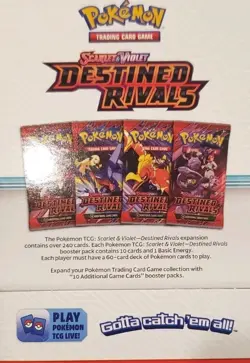 Lot of 4▪Pokemon• Destined Rivals• Scarlet & Violet• Sleeved Packs - Image 3