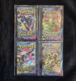 XY Ancient Origins - Sealed 4 Booster Pack Art Set - Pokemon XY TCG - Image 1