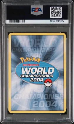 2004 POKEMON WORLD CHAMPIONSHIPS PROMO MAGMA SPIRIT TEAM MAGMA'S GROUDON PSA 9 - Image 2