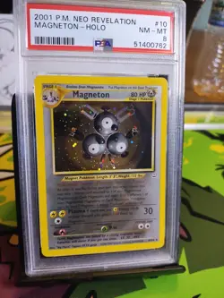 Magneton Neo Revelation Holo #10 PSA 8 NM-MT 2001 Vintage Pokemon 10/64 - Image 2