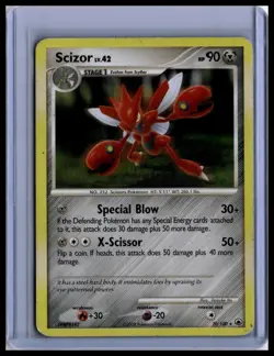 2008 Pokemon Majestic Dawn Scizor #29/100 - Image 1