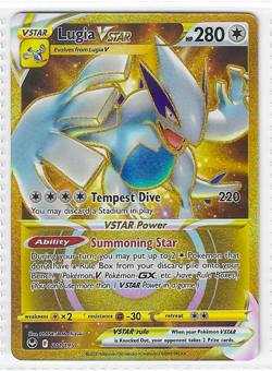 TCG Pokemon - Lugia Vstar - 211/195 Silver Tempest Secret Rare Gold - Image 1