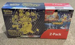 ‼Pokemon Surging Sparks ETB & Booster Bundle Costco 2 pack Factory Sealed 1 Box - Image 1
