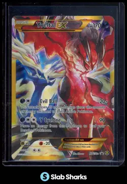 2017 POKEMON XY BLACK STAR PROMO #XY150A YVELTAL EX FULL ART - Image 1