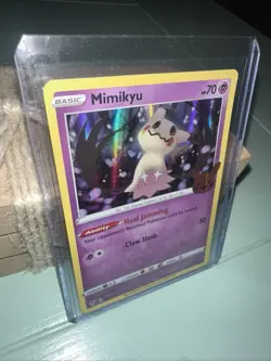 🎃 Stamped Mimikyu Holo (Trick or Trade BOOster Set) Pokemon TCG Halloween NM - Image 1