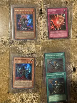 Yu-Gi-Oh! Vintage TCG Legacy of Darkness (LOD) 1st Edition Holo Lot Set of 5 - Image 1
