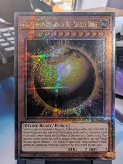 YuGiOh! The Winged Dragon of Ra - Sphere Mode RA01-EN007 Quarter Century 1st Ed - Image 1