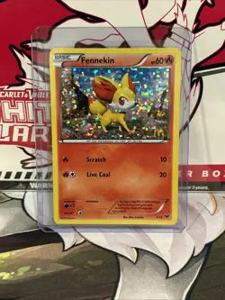 McDonald's Fennekin 3/12 Holo Foil Pokemon TCG Card 2014 Promo, Lightly Played - Image 4