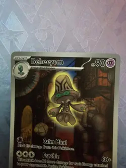 Beheeyem Pokemon Card 121/146 Holo Psychic Type HP 90 - Image 3