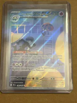 Pokemon TCG Team Rockets Orbeetle Destined Rivals 198/182 IR Card NM Pack Fresh - Image 1
