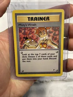 Pokemon Misty's Wrath 114/132 Pokemon 2000 Gym Heroes MP Uncommon Card Vintage - Image 1