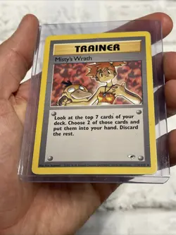 Pokemon Misty's Wrath 114/132 Pokemon 2000 Gym Heroes MP Uncommon Card Vintage - Image 2