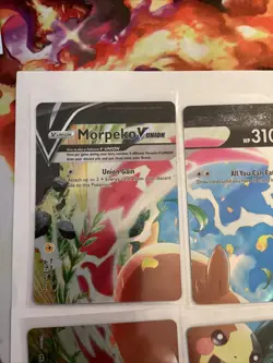 Morpeko V-Union 4 Card Set SWSH215-218 - Black Star Promo - Pokemon Card NM/M - Image 1