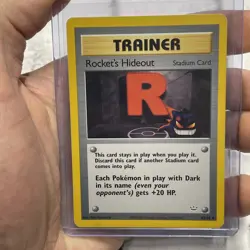 Pokemon Rocket's Hideout 63/64 Neo Revelation Regular LP Uncommon Vintage Card - Image 1