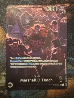 Marshall D. Teach (English 2nd Anniversary Set) #OP09-081 One Piece Promo Card - Image 1