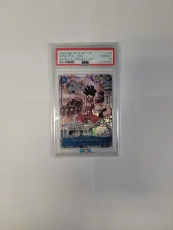 [PSA 10]One Piece Card Luffy OP11-118 SEC A manga comic Super Parallel Gear4 - Image 1