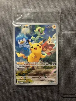 Pokemon Pikachu Adventuring Together Promo Card Holo Rare 027 - Image 1