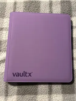 Vault X - 12-Pocket - Just Purple - Zip Trading Card Binder Pokemon - Image 1