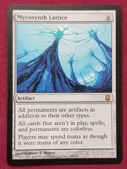 Magic The Gathering DARKSTEEL MYCOSYNTH LATTICE artifact card MTG - Image 1