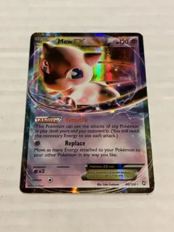 Pokemon Mew EX Dragons Exalted Holo Card 46/124 LP-NM Condition - Image 1