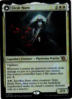 MTG: March of the Machine: Foil Elesh Norn: Lightly played Condition - Image 1