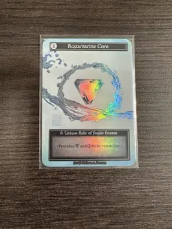 Sorcery Contested Realm Foil Aquamarine Core (Beta) - Image 1