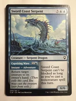 2022 Battle for Baldur's Gate Sword Coast Serpent 099/361 Magic The Gathering - Image 1