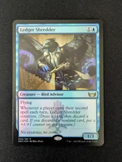 1x Ledger Shredder - Foil 046 Streets of New Capenna MTG NM Magic The Gathering - Image 2