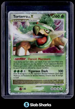 2007 POKEMON DIAMOND & PEARL BLACK STAR PROMOS #DP09 TORTERRA LV.X - Image 1